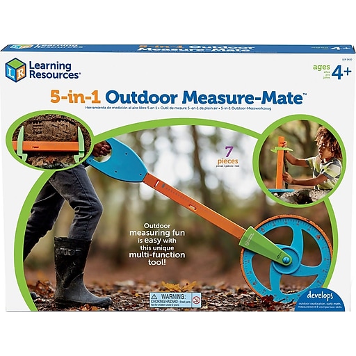 Learning Resources LSP0339-UK 5-in-1 Outdoor Measure-Mate