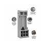 Bush Furniture Woodland Full Entryway Storage Set with Coat Rack and Shoe Bench with Doors, Cape Cod Gray (WDL013CG)~#|#~sp117517325_sc7