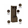 Bush Furniture Woodland 24W Hall Tree and Small Shoe Bench with Drawer, Ash Brown (WDL007ABR)~#|#~sp117517641_sc7