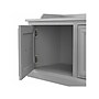 Bush Furniture Woodland 40W Entryway Bench with Doors, Cape Cod Gray (WDL005CG)~#|#~sp117517669_sc7