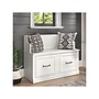 Bush Furniture Woodland 40W Entryway Bench with Doors, White Ash (WDL005WAS)~#|#~sp117517681_sc7