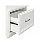 Bush Furniture Woodland 24W Hall Tree and Small Shoe Bench with Drawer, White Ash (WDL007WAS)~#|#~sp117517956_sc7
