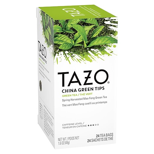Tazo China Green Tips Tea Bags, 24/Box (20130) Staples