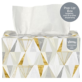 Kleenex Pop-Up Recycled Multifold Paper Towels, 1-ply, 120 Sheets/Pack (KCI01701)
