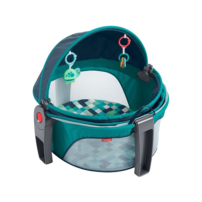 Fisher-Price On-The-Go Baby Dome, Pixel Forest (GHP44) image 1
