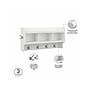 Bush Furniture Woodland 40W Shoe Storage Bench with Doors and Wall Mounted Coat Rack, White Ash (WDL003WAS)~#|#~sp117593074_sc7