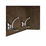 Bush Furniture Woodland 40W Shoe Storage Bench with Doors and Wall Mounted Coat Rack, Ash Brown (WDL003ABR)~#|#~sp117593105_sc7