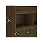 Bush Furniture Woodland 40W Hall Tree and Shoe Storage Bench with Shelves, Ash Brown (WDL002ABR)~#|#~sp117593547_sc7