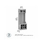 Bush Furniture Woodland 24W Hall Tree and Small Shoe Bench with Shelves, Cape Cod Gray (WDL008CG)~#|#~sp117593605_sc7