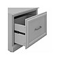 Bush Furniture Woodland 24W Hall Tree and Small Shoe Bench with Drawer, Cape Cod Gray (WDL007CG)~#|#~sp117594051_sc7