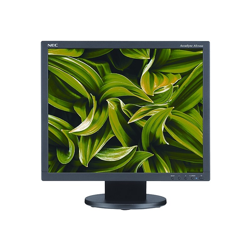 NEC AccuSync AS194Mi-BK  19" LED Monitor, Black image 1