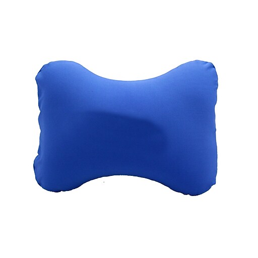 Natico Blue Microbead Lumbar Pillow (60253BL) Staples