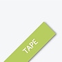 Brother P-touch TZe-MQG35 Laminated Label Maker Tape, 1/2" x 16-4/10', White on Lime Green (TZe-MQG35)~#|#~sp117901925_sc7