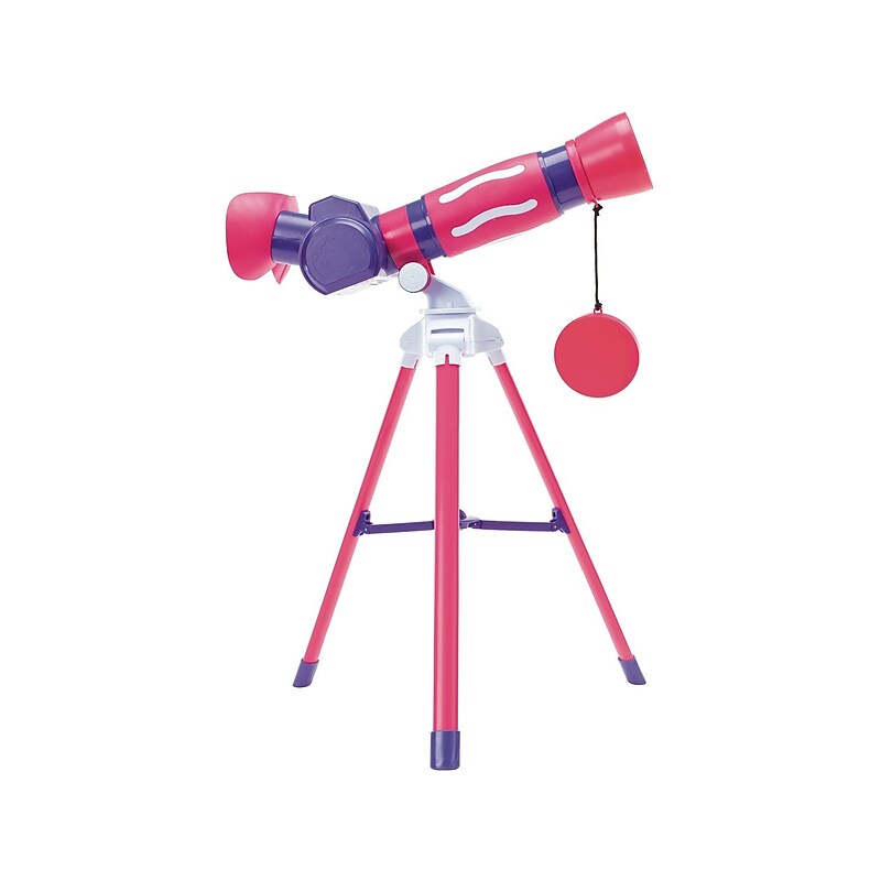 Educational Insights GeoSafari Jr. My First Telescope, 19.8" x 12.35" x 1.8", Pink/Purple (5129-P) image 1