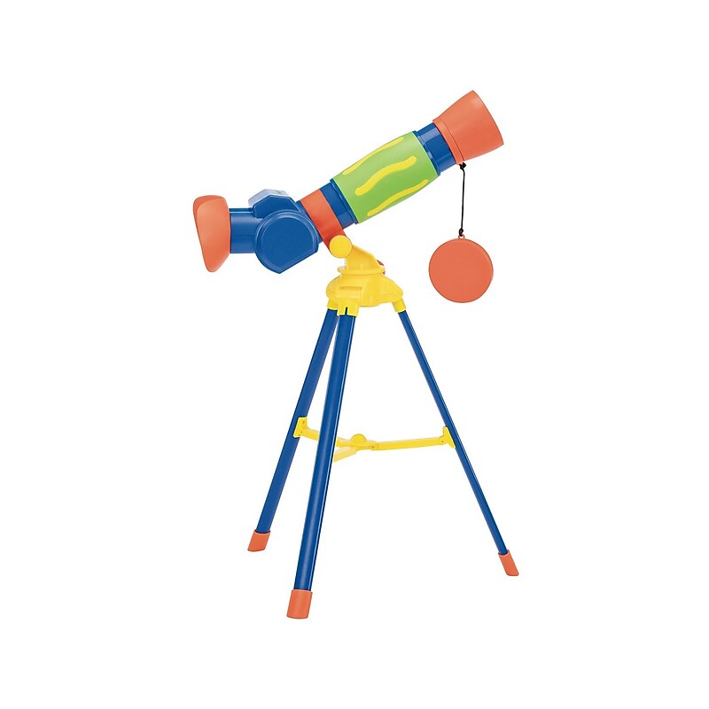 Educational Insights GeoSafari Jr. My First Telescope, 19.7" x 12.3" x 1.8", Blue/Orange/Yellow (5129) image 1