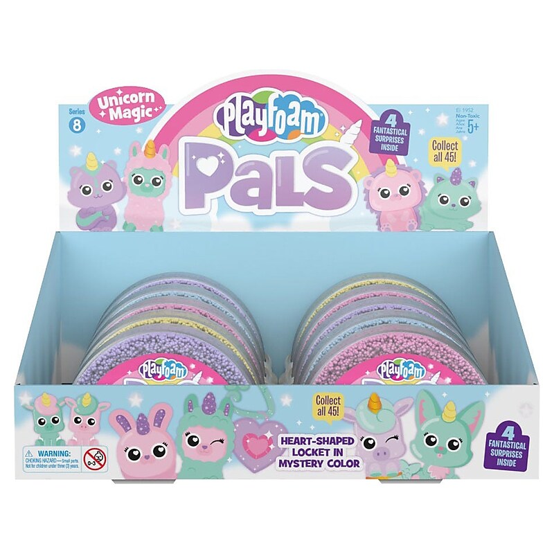 Educational Insights Playfoam Pals Unicorn Magic Sensory Foam, Assorted Colors, 10/Pack (1952) image 1