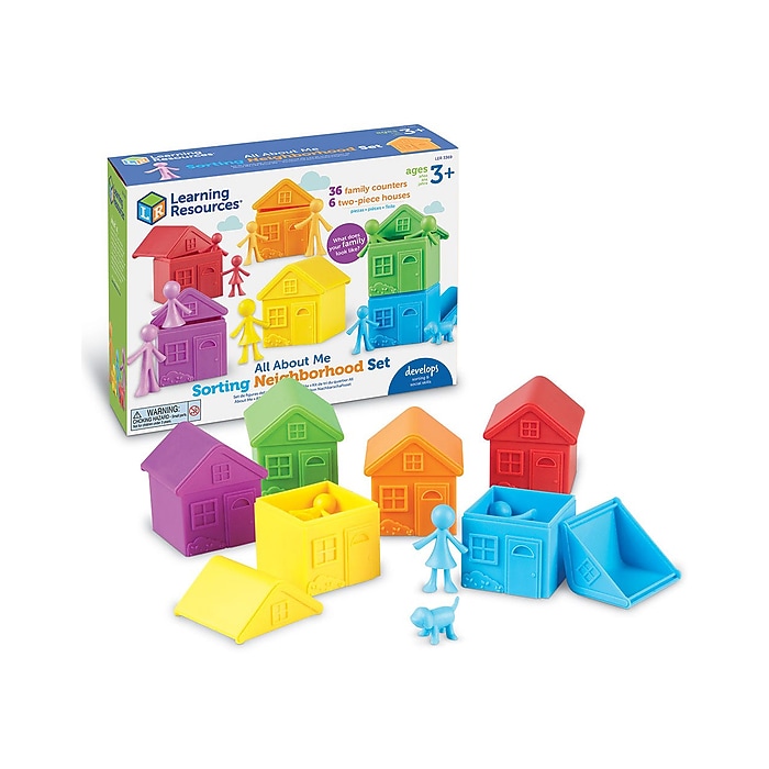 Learning Resources All About Me Sorting Neighborhood Set, Assorted
