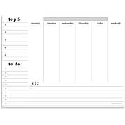 TF Publishing Utility Planning Pad, 9" x 12", White, 52 Sheets/Pad, 1 Pad/Pack (99-6867)