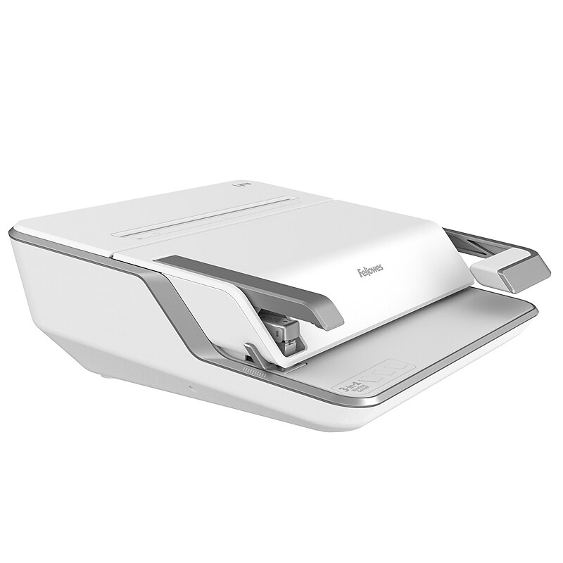 Fellowes Lyra Patented 3-in1 Comb Binding Machine, 30 Sheet Capacity, White/Gray (5603001) image 1