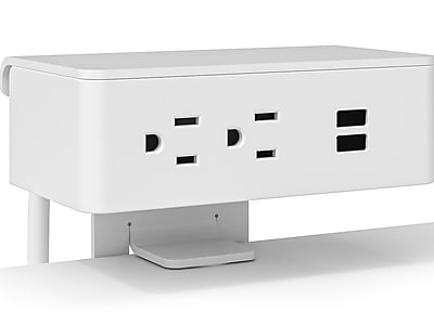 Safco Resi 2 Outlet Power Strip, White (RESUPU) Sansujyuku sansujyuku.com