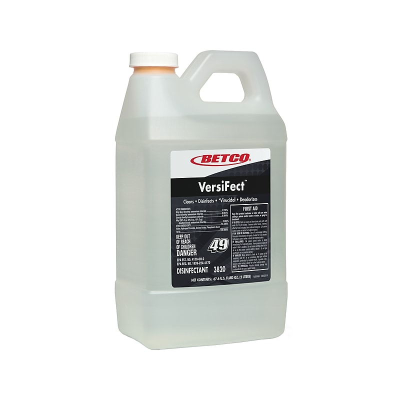Betco VersiFect Disinfectant, Fresh Scent, 67.6 Oz., 4/Carton (38204700) image 1