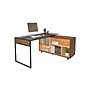 Techni Mobili 56" L-Shaped Desk, Oak (RTA-385DL-OAK)~#|#~sp118089367_sc7
