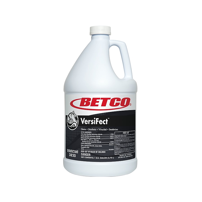 Betco VersiFect Disinfectant, Fresh Scent, 1 Gal., 4/Carton (38200400) image 1