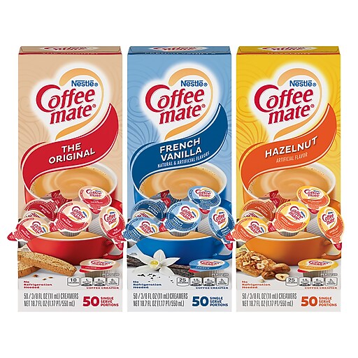 Coffeemate Variety Pack Original/French Vanilla/Hazelnut Liquid