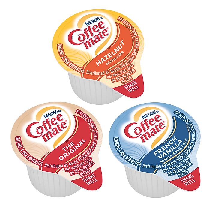 Coffee mate Variety Pack Original/French Vanilla/Hazelnut Liquid