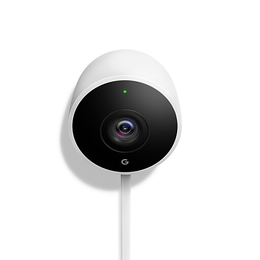 Google Nest Cam Outdoor WiFi/Bluetooth Security Camera, White