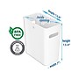 iTouchless SlimGiant Polypropylene Trash Can with no Lid, Polar White, 4.2 gal., 6/Pack (SG102Wx6)~#|#~sp118239447_sc7