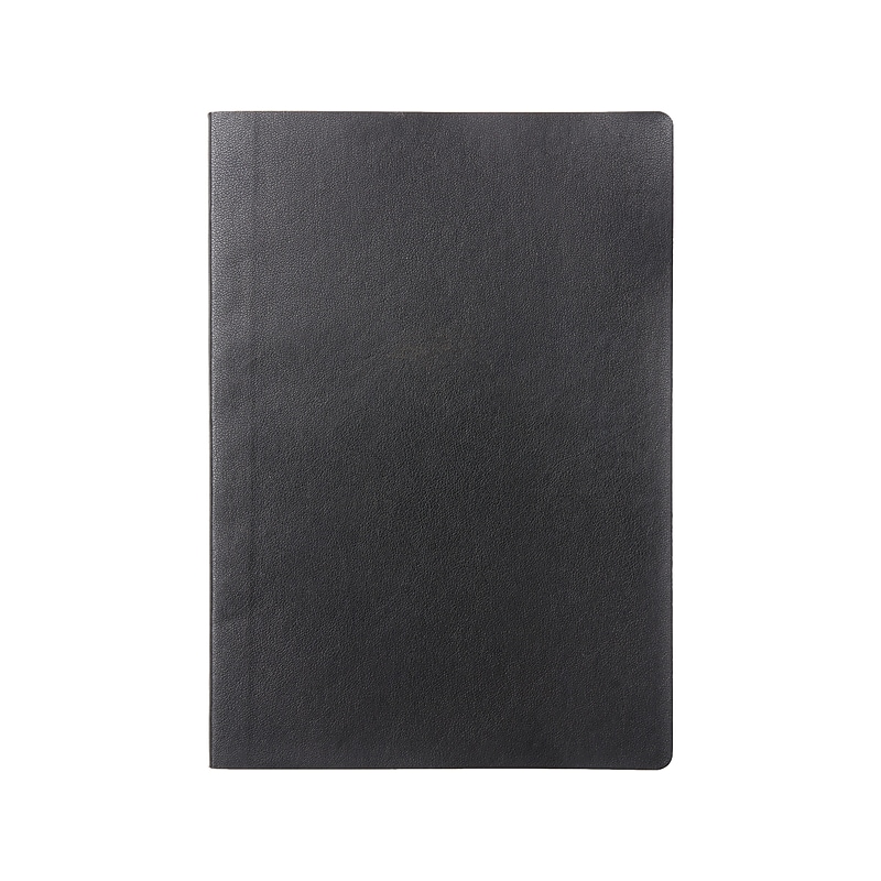 Gartner Studios Vegan Leather Journal, 5.89" x 8.33", Black (59659) image 1