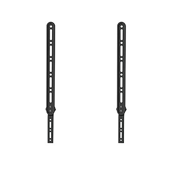 QualGear QG-SB-001-BLK Durable Universal Sound Bar Bracket