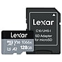 Lexar Professional SILVER 128GB microSDXC Memory Card with Adapter, Class 10, UHS-I (LMS1066128G-BAU)~#|#~sp118479129_sc7