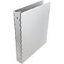 JAM Paper Heavy Duty 1 1/2" 3-Ring Non-View Binder, Silver Aluminum (301933554)~#|#~sp11853253_sc7