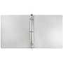 JAM Paper Heavy Duty 1 1/2" 3-Ring Non-View Binder, Silver Aluminum (301933554)~#|#~sp11853255_sc7