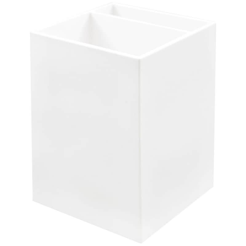 JAM Paper Plastic Pen Holder, White (341wh) image 1