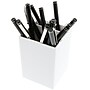 JAM Paper Plastic Pen Holder, White (341wh)~#|#~sp11853265_sc7