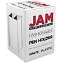 JAM Paper Plastic Pen Holder, White (341wh)~#|#~sp11853266_sc7