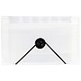 JAM Paper 13 Pocket Plastic Expanding File, Accordion Folders, Coupon Size, 4 1/4 x 6 3/4, Clear, Sold Individually (340133473)~#|#~sp11853294_sc7