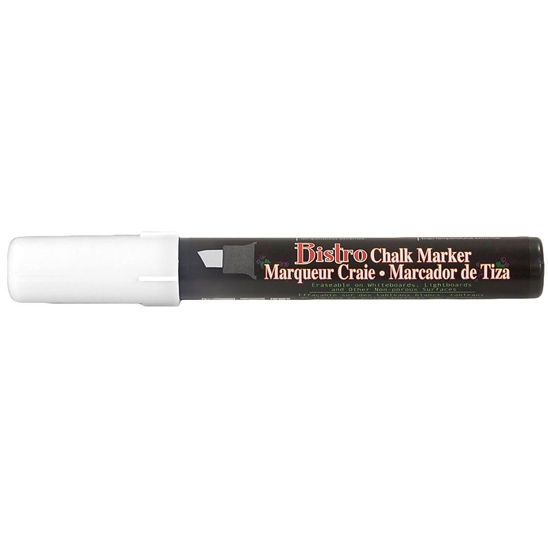 Marvy Uchida® Chisel Tip Erasable Chalk Marker, White, Sold Individually (526483WH) image 1