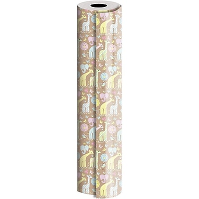 JAM Paper Industrial Size Wrapping Paper Rolls,
