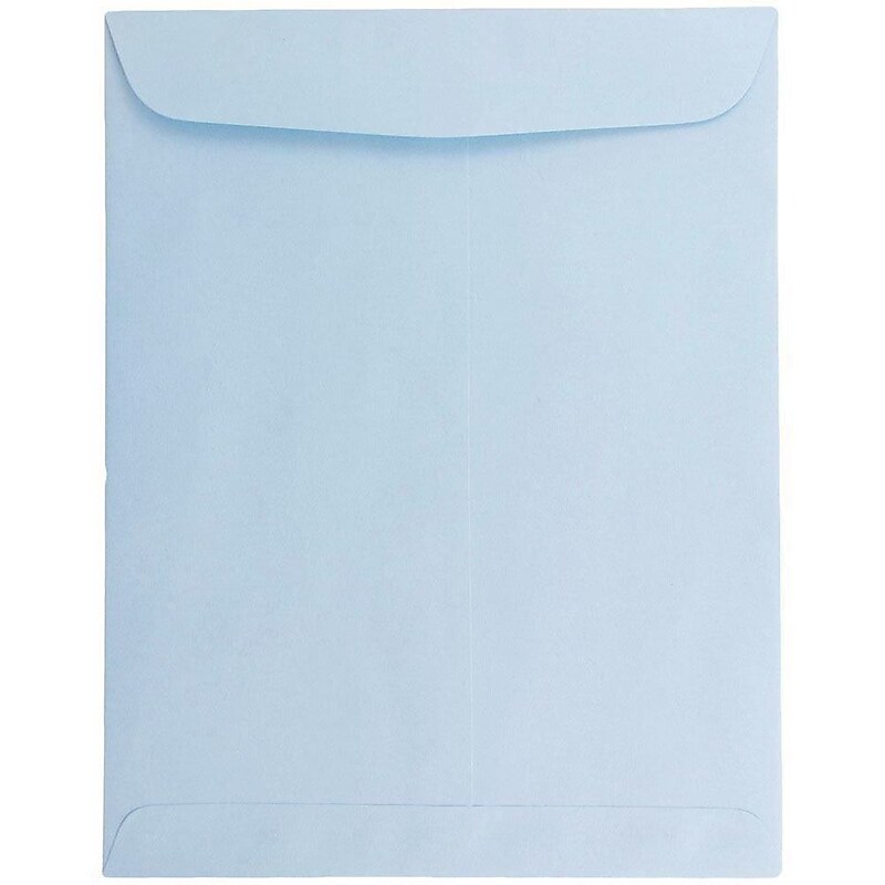 JAM Paper 9 x 12 Open End Catalog Envelopes, Baby Blue, 25/Pack (1532565a) image 1