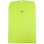 JAM Paper 10 x 13 Open End Catalog Colored Envelopes with Clasp Closure, Ultra Lime Green, 25/Pack (v0128186a)~#|#~sp11854833_sc7