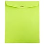 JAM Paper 10 x 13 Open End Catalog Colored Envelopes with Clasp Closure, Ultra Lime Green, 25/Pack (v0128186a)~#|#~sp11854834_sc7
