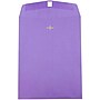 JAM Paper 10 x 13 Open End Catalog Colored Envelopes with Clasp Closure, Violet Purple Recycled, 50/Pack (v0128182i)~#|#~sp11854836_sc7