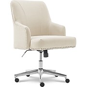 Serta Leighton Fabric Home Office Chair, Ivory (48444)