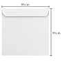 JAM Paper 11.5" x 11.5" Large Square Invitation Envelopes, White, Bulk 250/Box (3992321H)~#|#~sp118566185_sc7