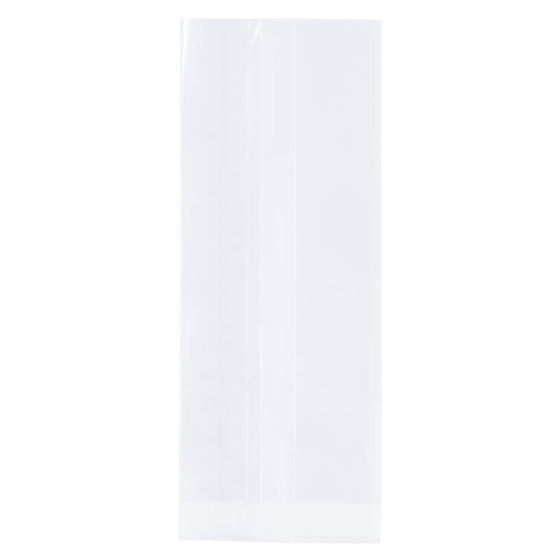 JAM Paper Cello Bags, Small, 2 1/2" x 2" x 6", Clear, Bulk 1000 Bags/Carton (FDA1C) image 1