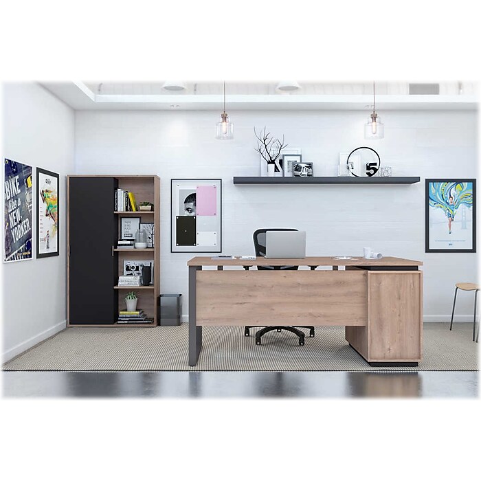 Bestar aquarius executive desk sales
